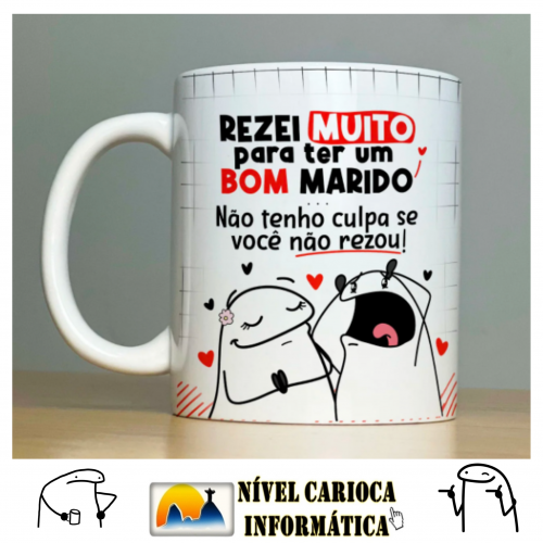 Caneca Branca Porcelana Personalizada