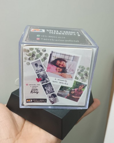 Cubo de Fotos com base
