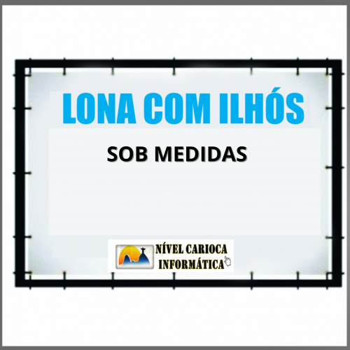 Lona brilho (com ilhós)